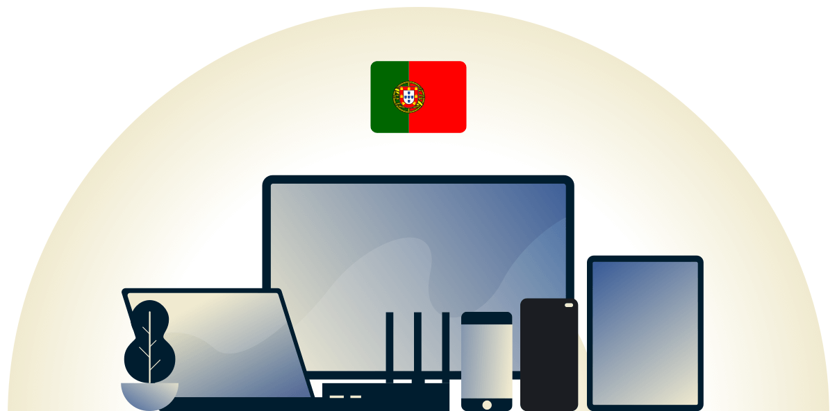 Portugal VPN schützt eine Vielzahl von Geräten.